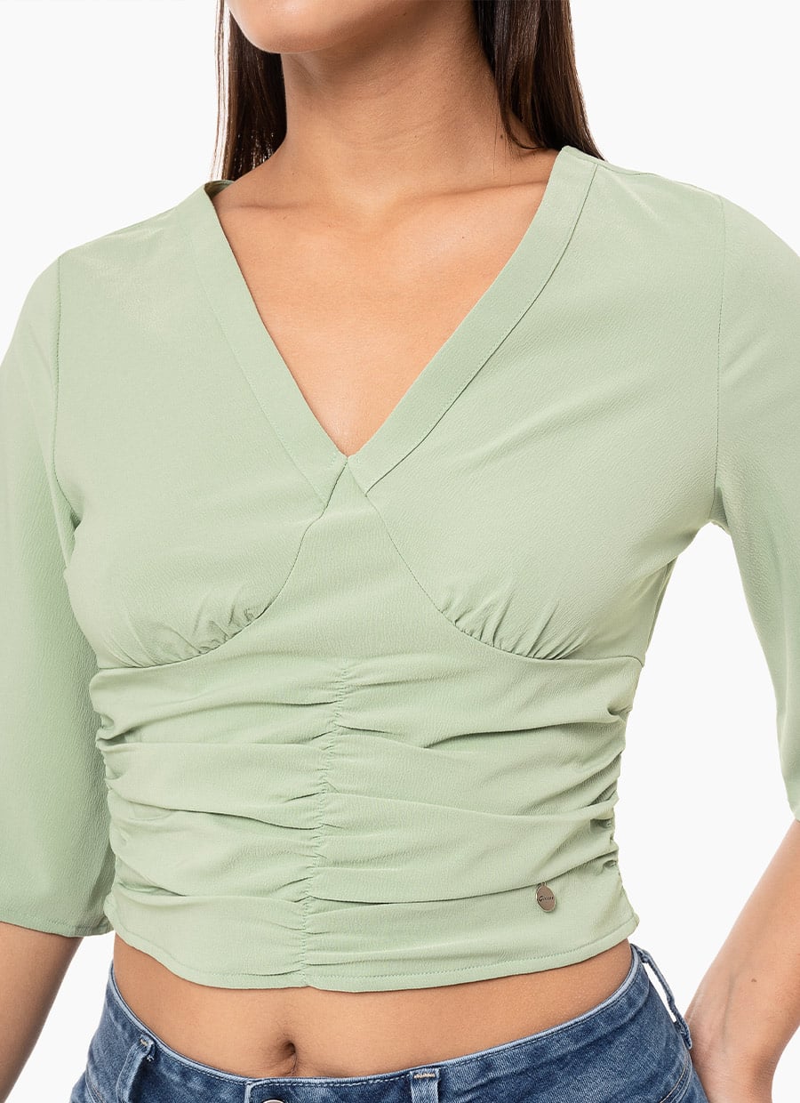 BLUSA POPELINA MUJER GOCCOS BUSHNI - 3
