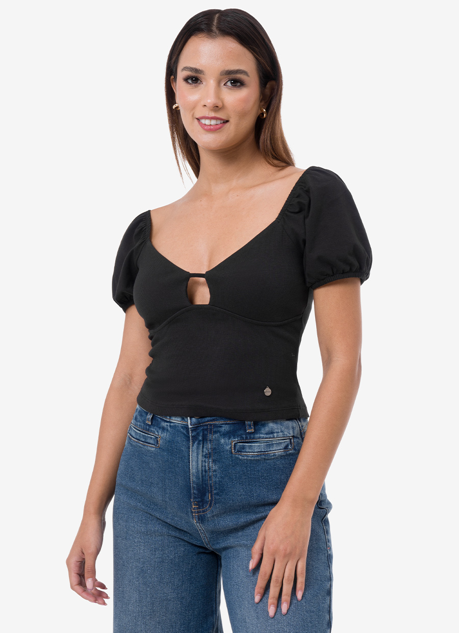POLO RIB LYCRADO MUJER GOCCOS ARITA - 1