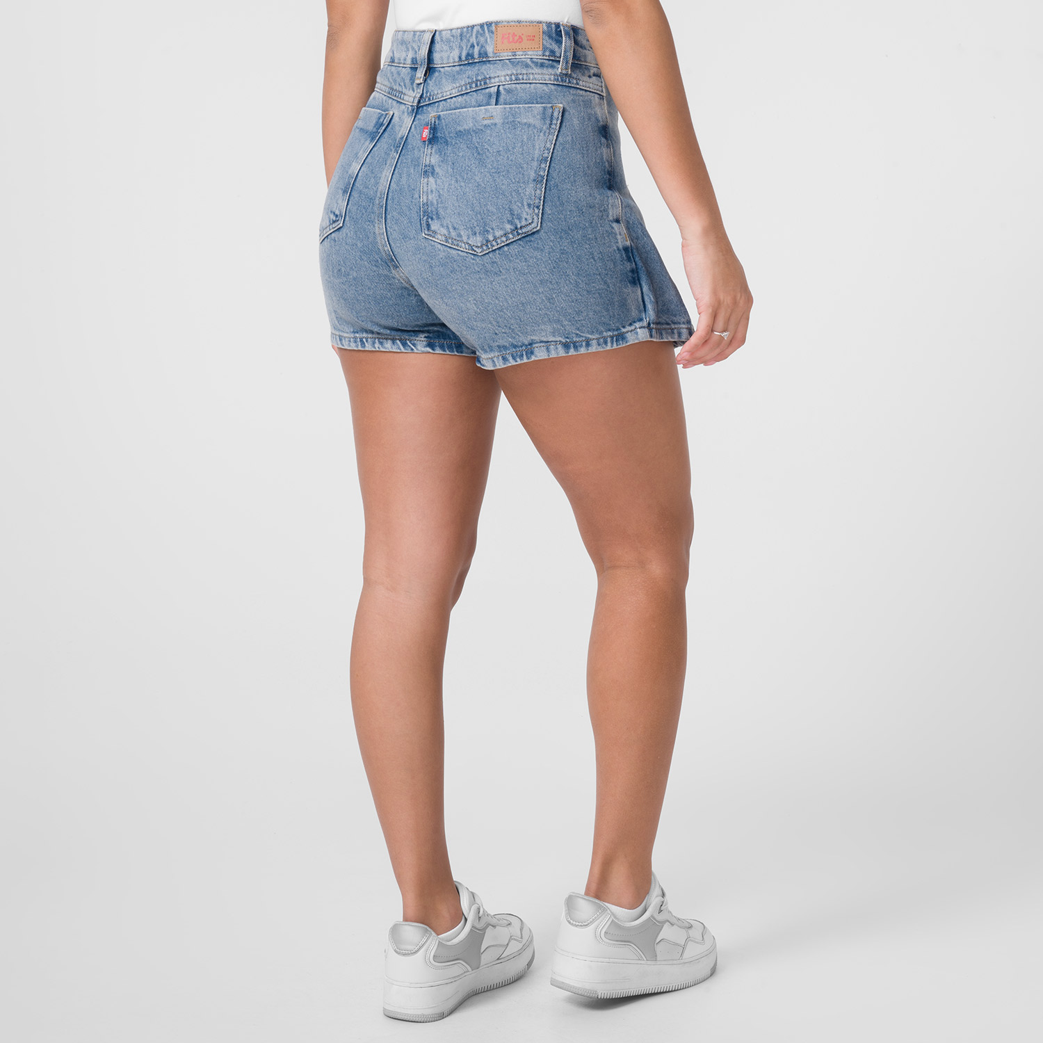 MINI SHORT DENIM STRETCH MUJER FITS ME VEKSAM - 2