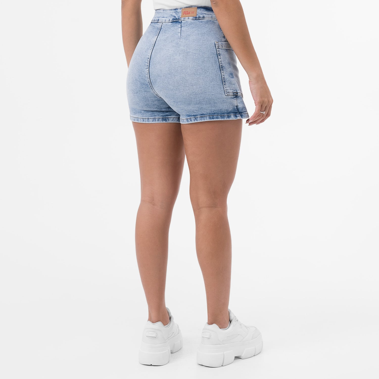 SHORT DENIM STRETCH MUJER FITS ME SANBRY - 2