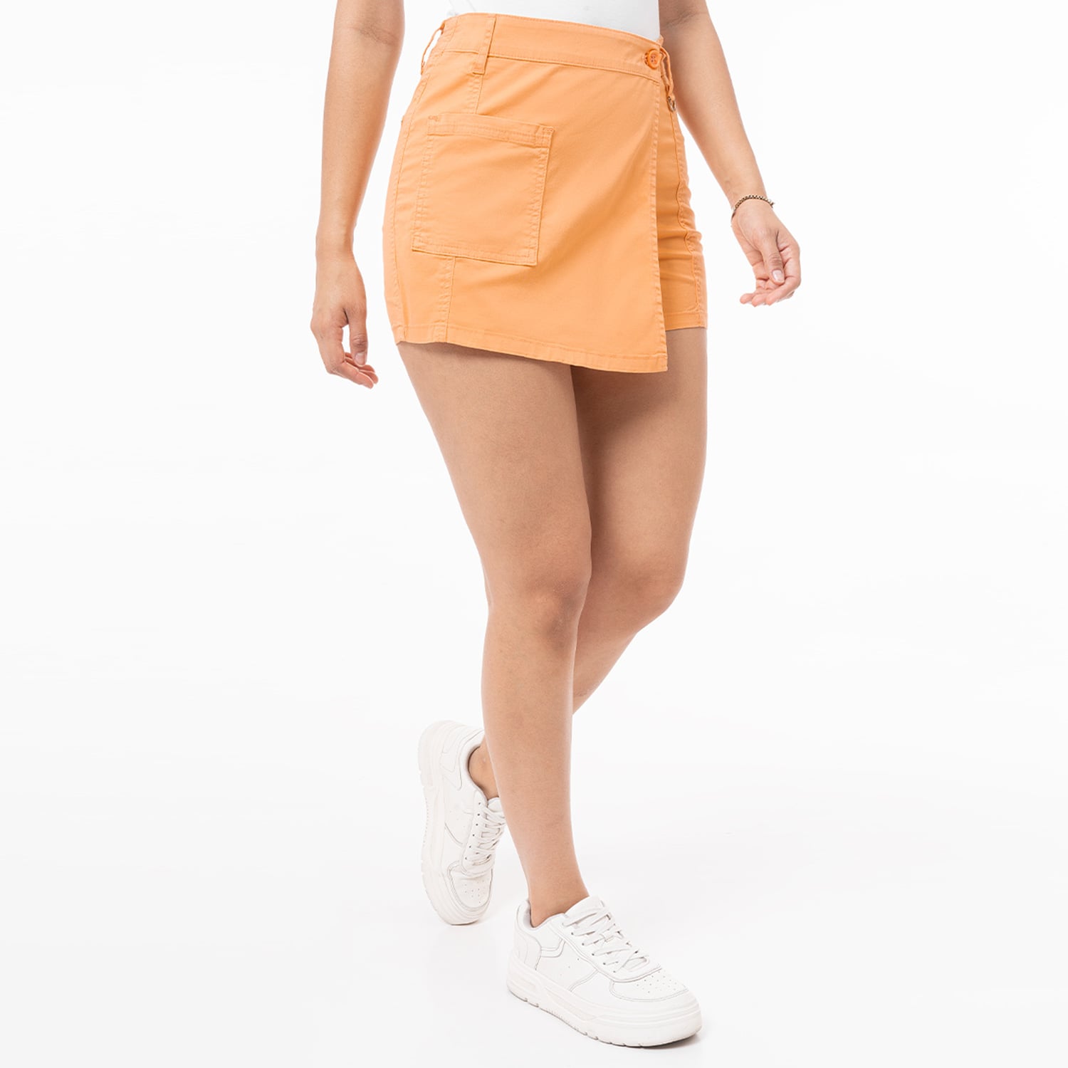 MINI SHORT DRILL STRETCH MUJER GOCCOS ATTISA - 2