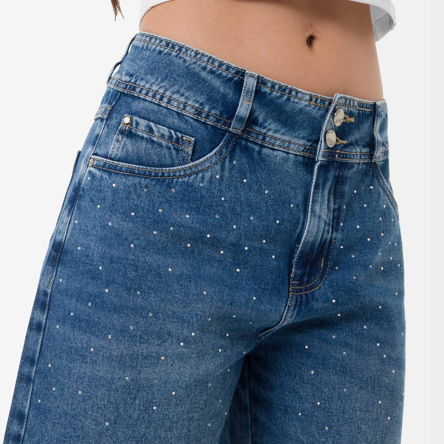 SHORT JORTS DENIM MUJER GOCCOS ZAMARI - 3