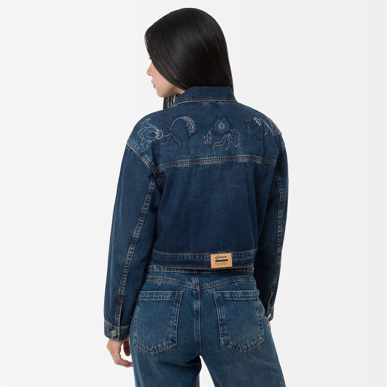 CASACA DENIM MUJER GOCCOS XALE C - 2
