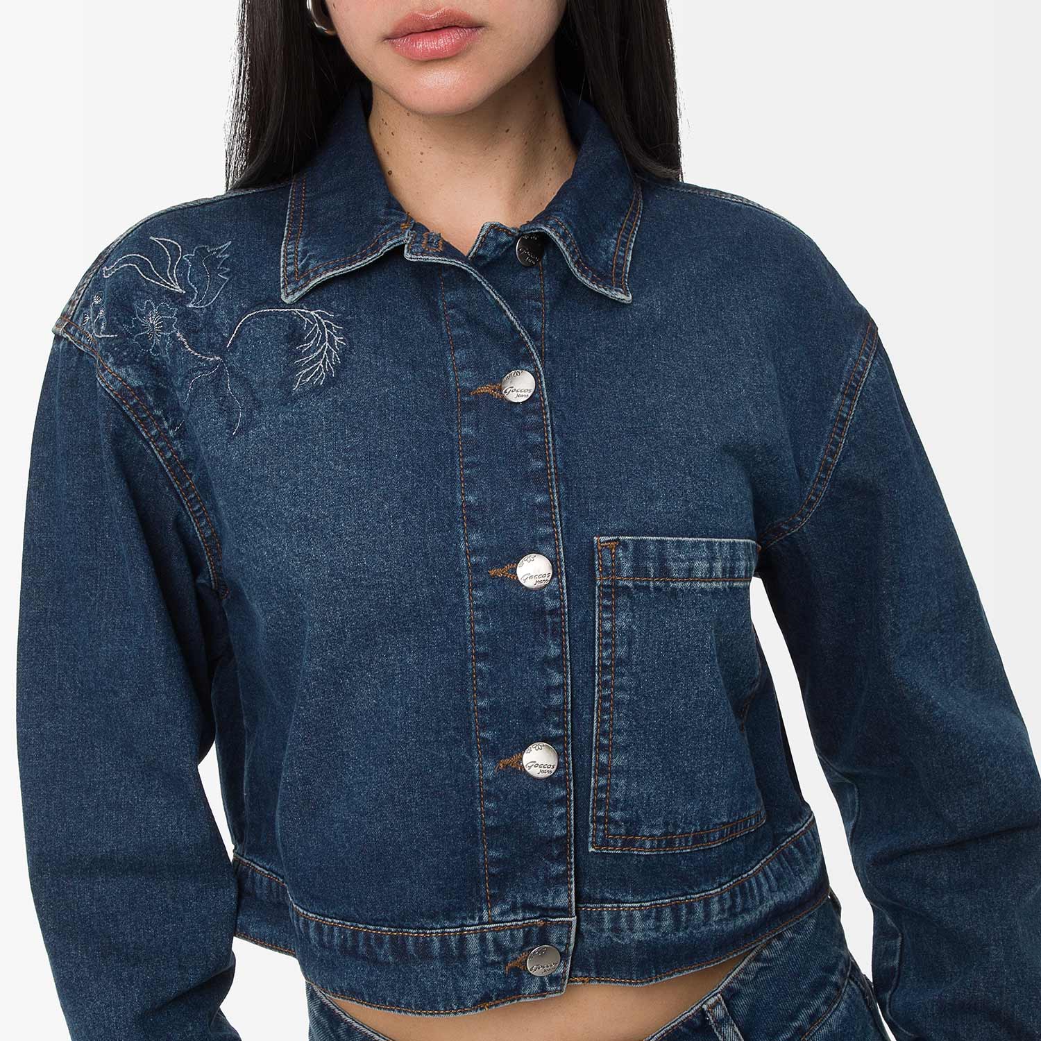 CASACA DENIM MUJER GOCCOS XALE C - 3