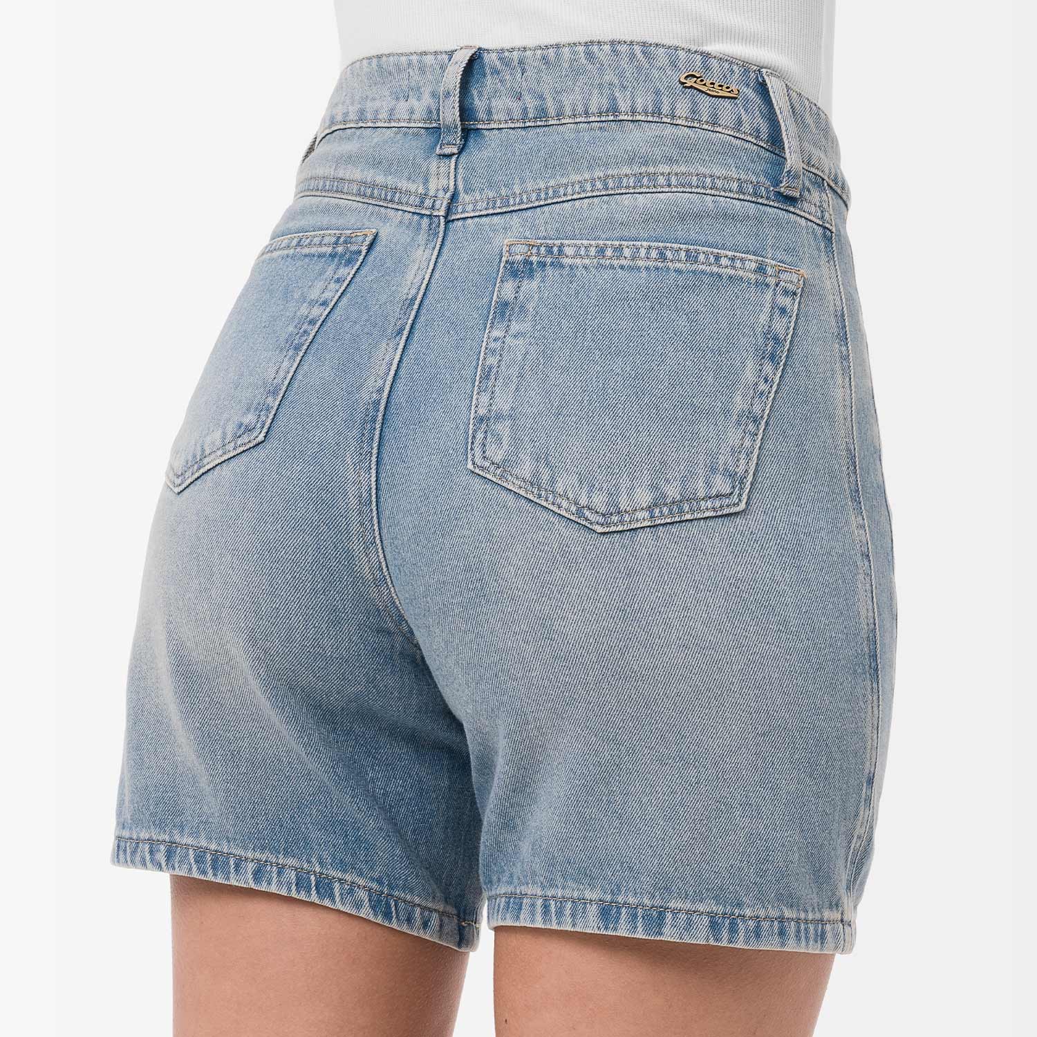 SHORT BERMUDA DENIM MUJER GOCCOS MELBU - 4