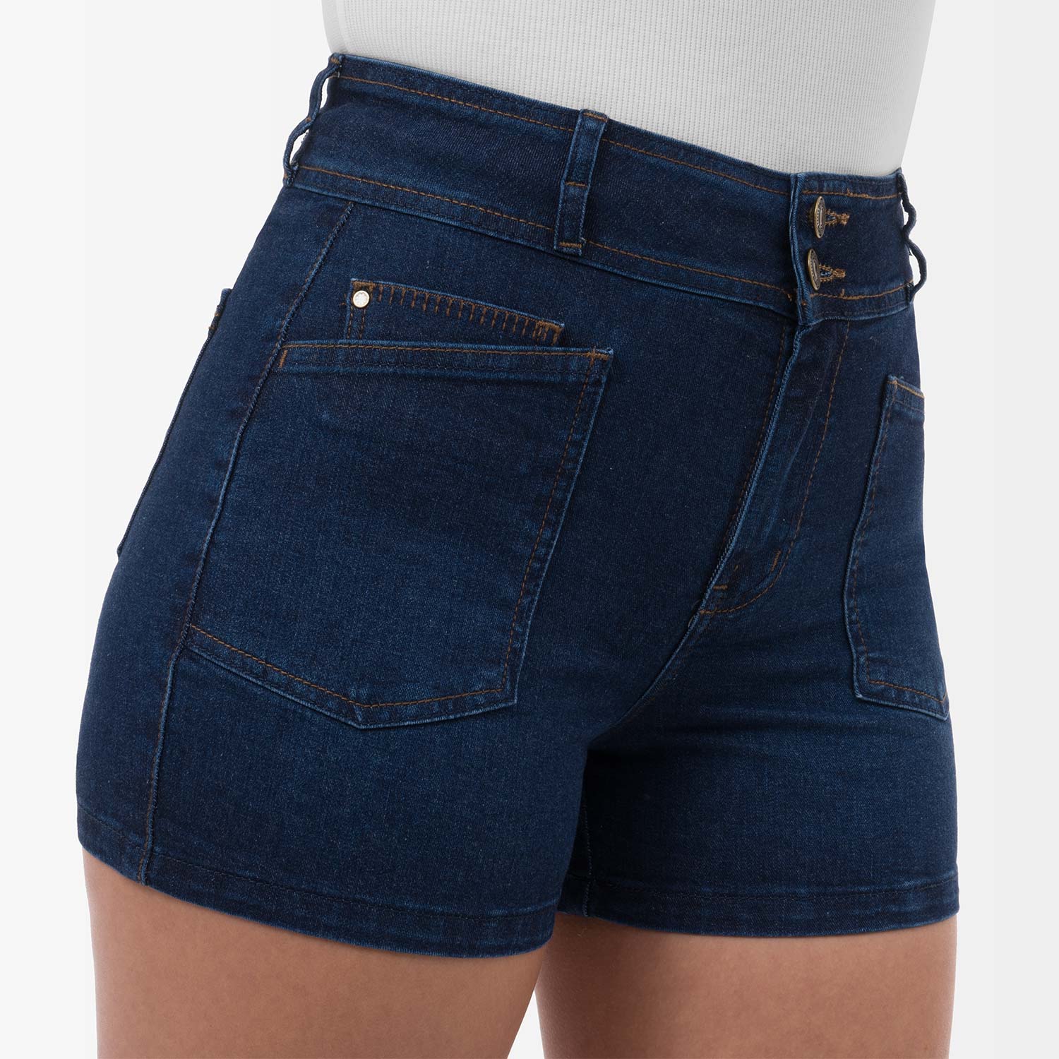 SHORT DENIM STRETCH MUJER GOCCOS SUJA - 3