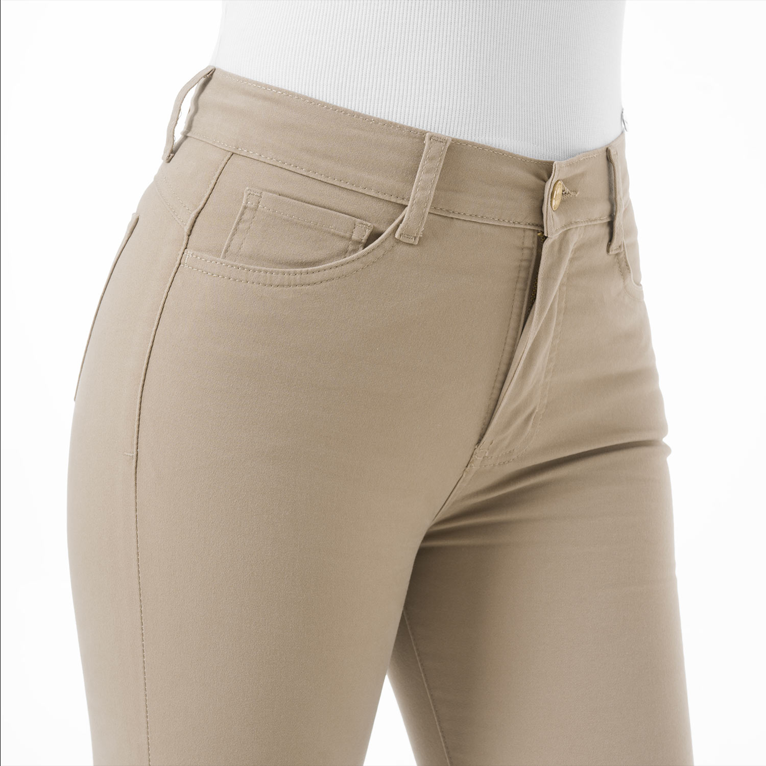 PANTALÓN PITILLO DRILL STRETCH MUJER FITS ME NURY DRILL - 4