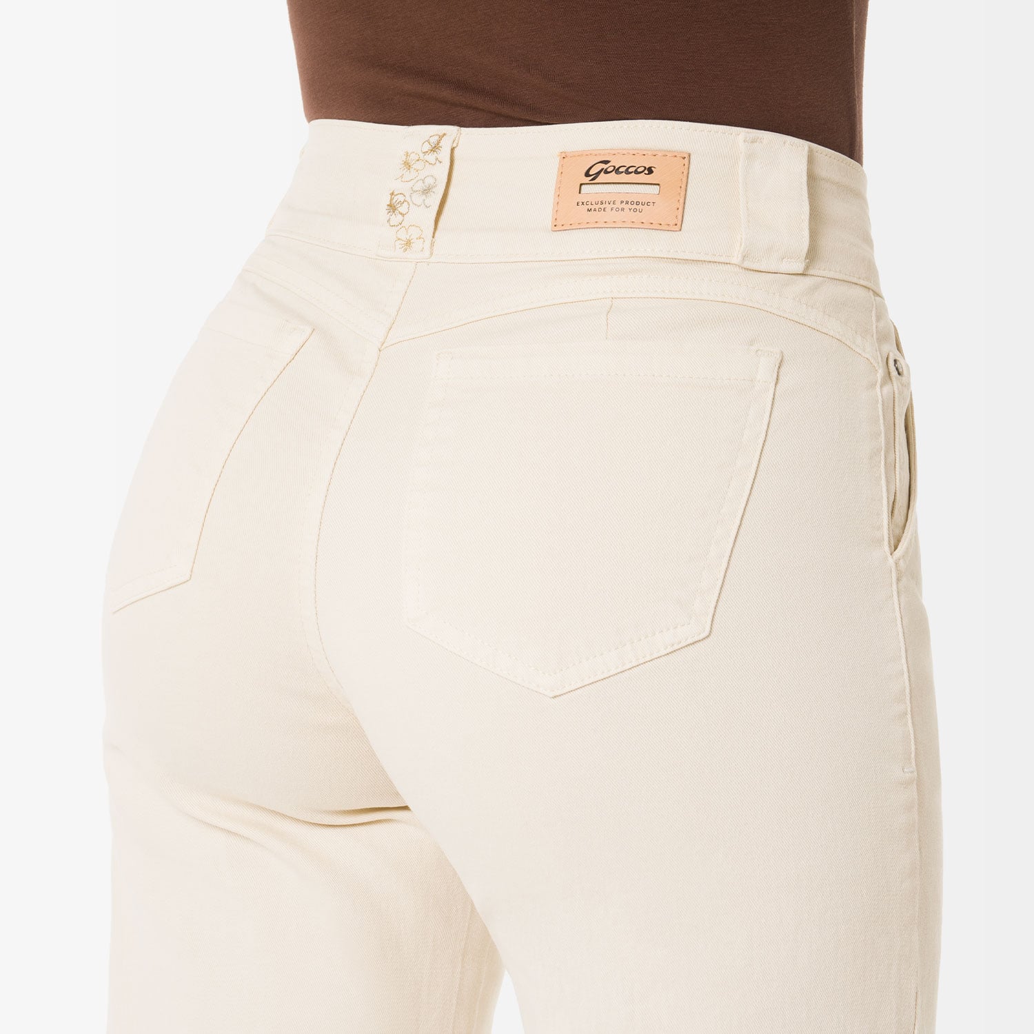PANTALÓN DRILL STRETCH MUJER GOCCOS YANYA - 4
