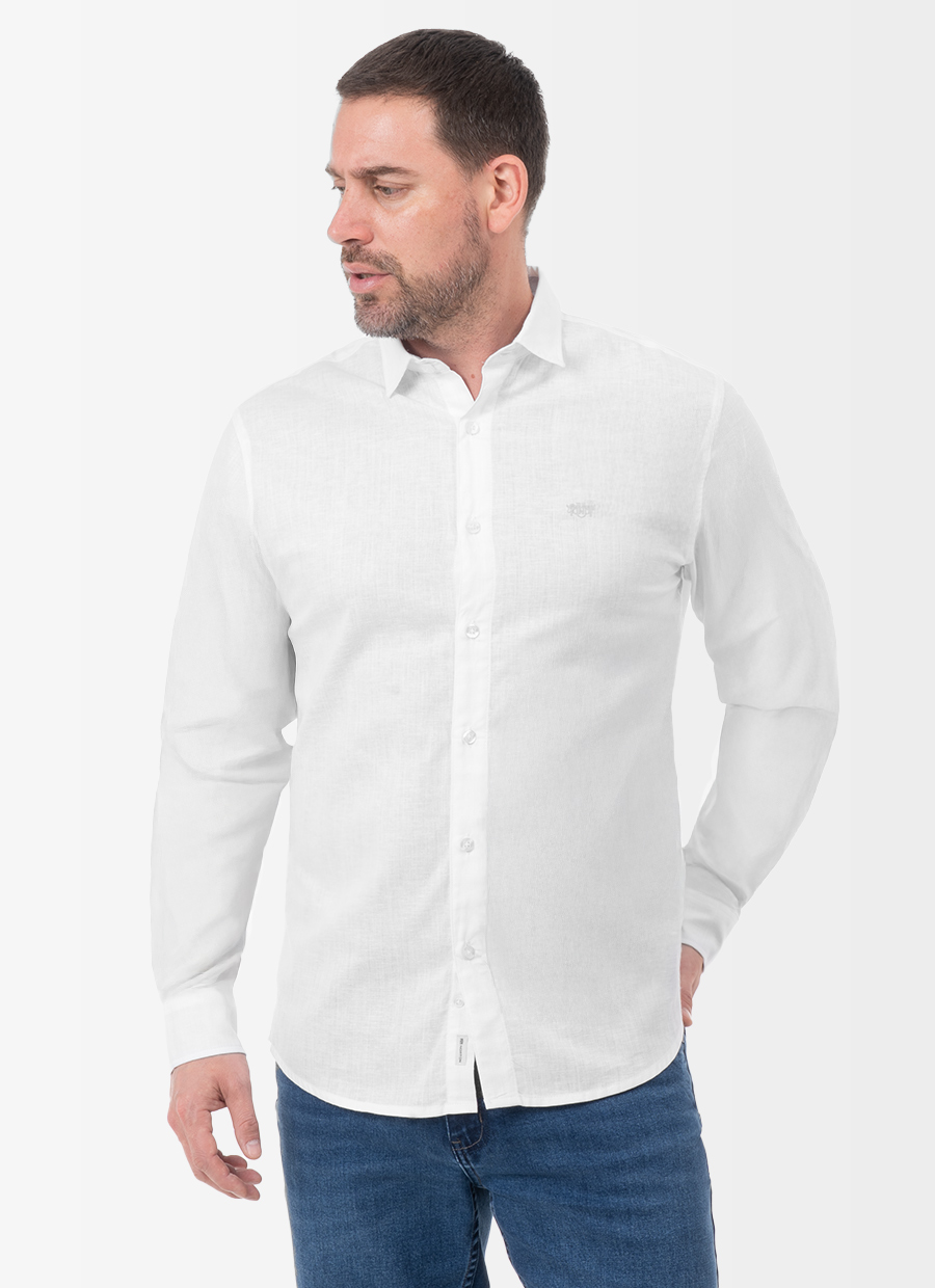 CAMISA CLASICO LINO CABALLERO BERNALD ML - 1