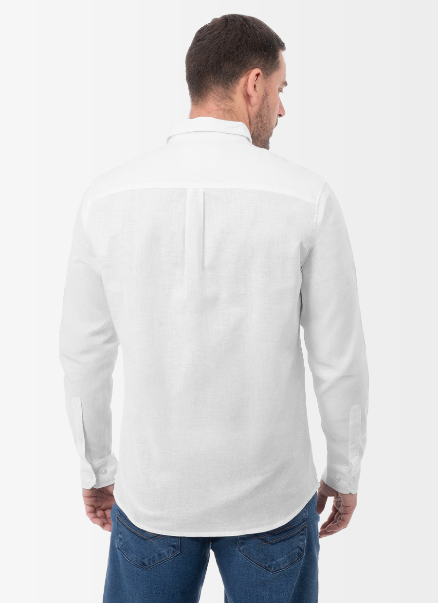 CAMISA CLASICO LINO CABALLERO BERNALD ML - 2