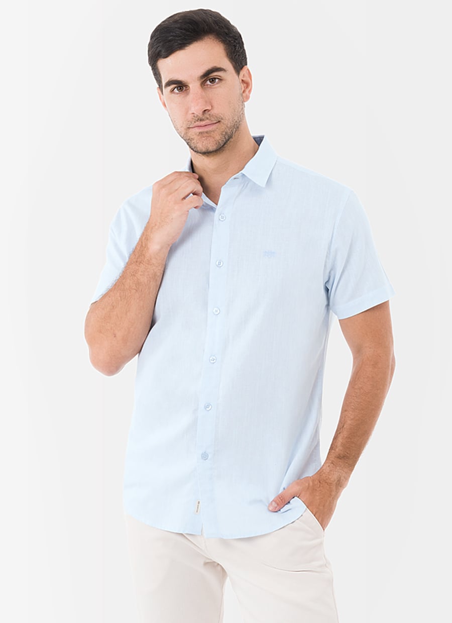 CAMISA CLASICO LINO CABALLERO BERNALD MC - 1