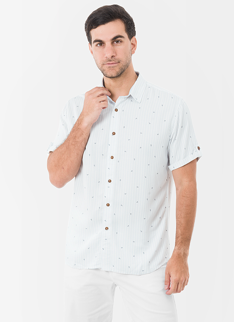 CAMISA MODA LISTADA CABALLERO SUENDET - 1