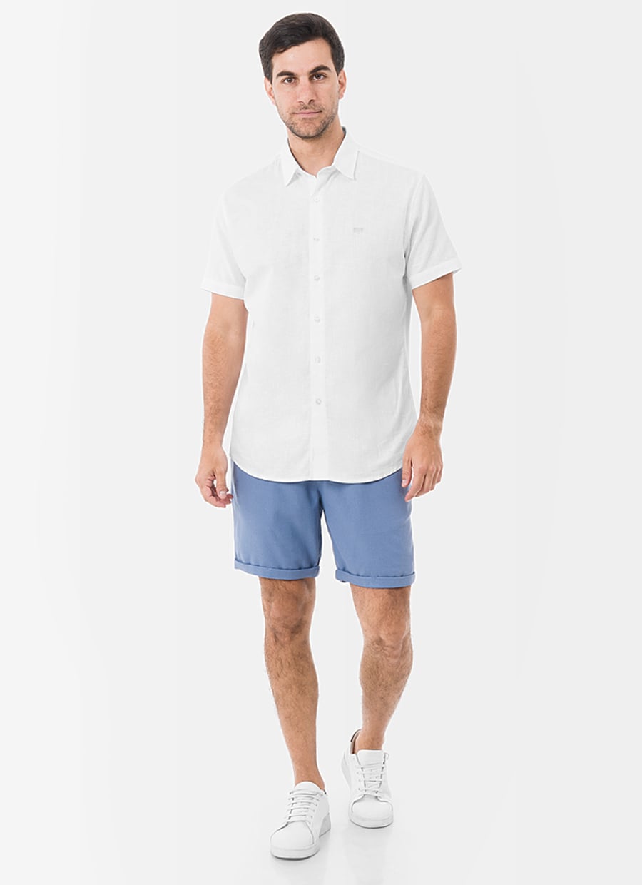 CAMISA CLASICO LINO CABALLERO BERNALD MC - 2