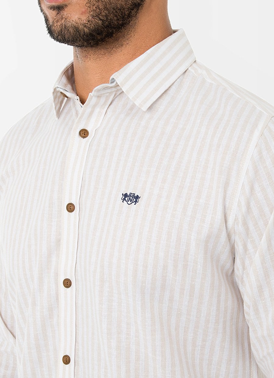 CAMISA MODA LISTADA CABALLERO JHULIAM - 4