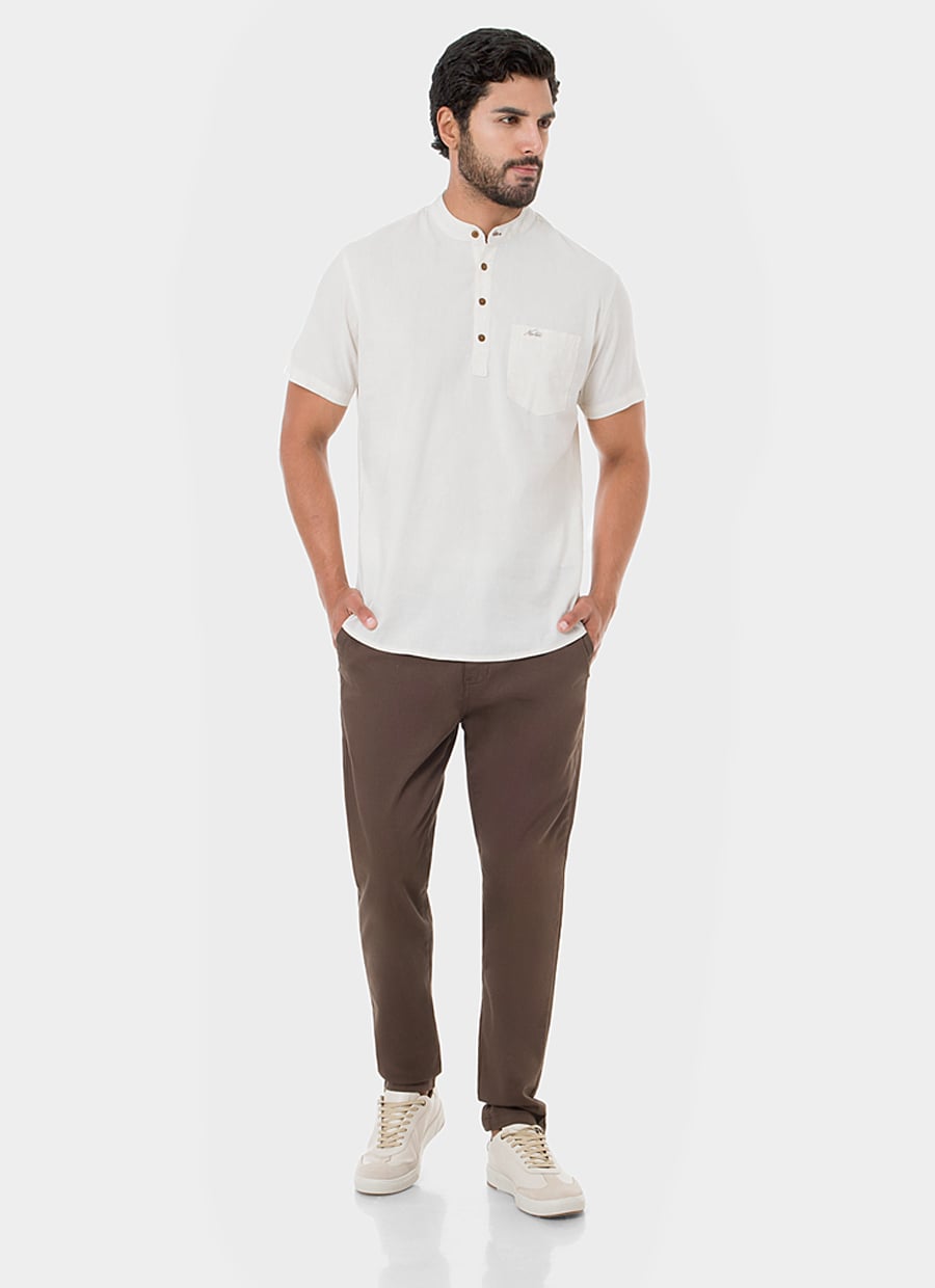 CAMISA MODA LINO CABALLERO KLOSVER - 2