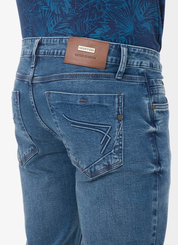 PANTALON MODA KHOPEM DENIM STRETCH HOMBRE - 4