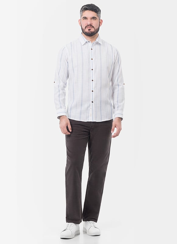 CAMISA MODA EDUWAR LISTADA HOMBRE - 2