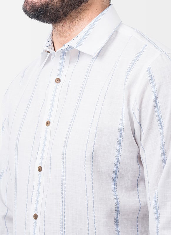 CAMISA MODA EDUWAR LISTADA HOMBRE - 4