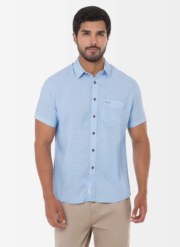CAMISA CUADROS HOMBRE LUIS 0026 MC - 1