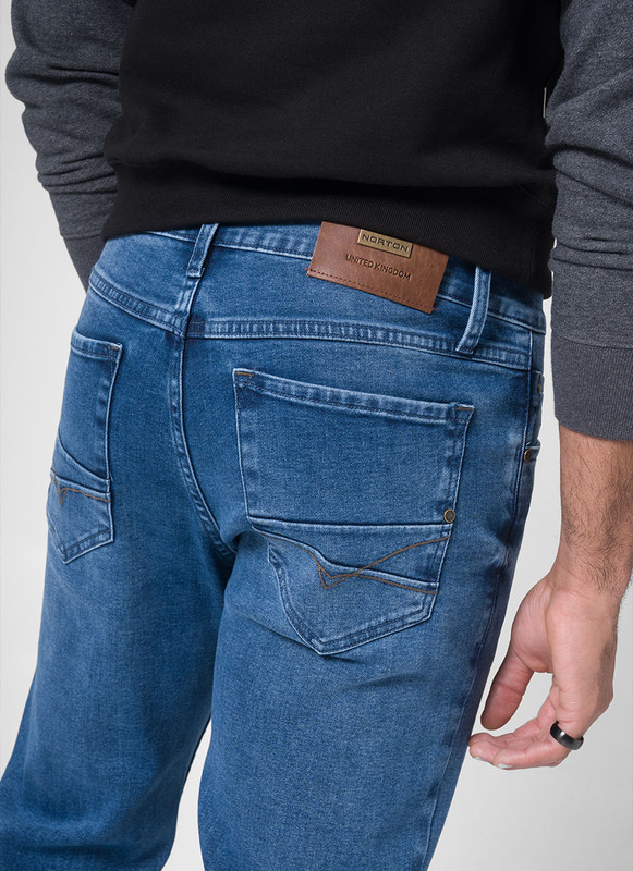 PANTALON DENIM STRETCH HOMBRE WILFHOM - 5