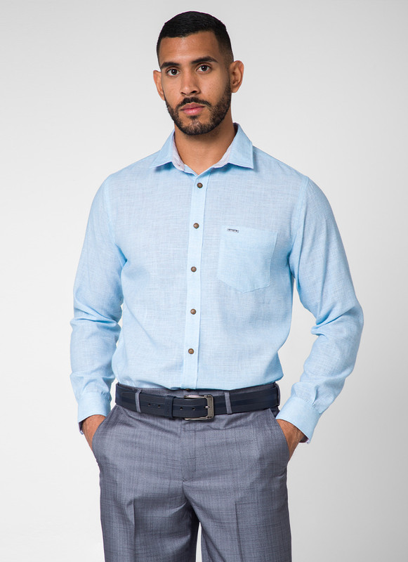CAMISA POPELINA HOMBRE LUIS 0023 ML - 1
