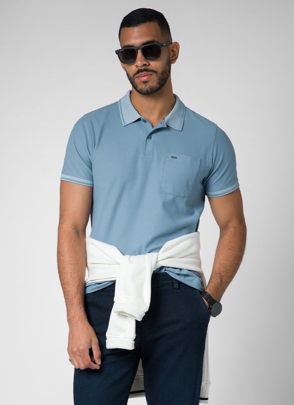POLO BOX MODA PIQUE HOMBRE HALVARO - 1
