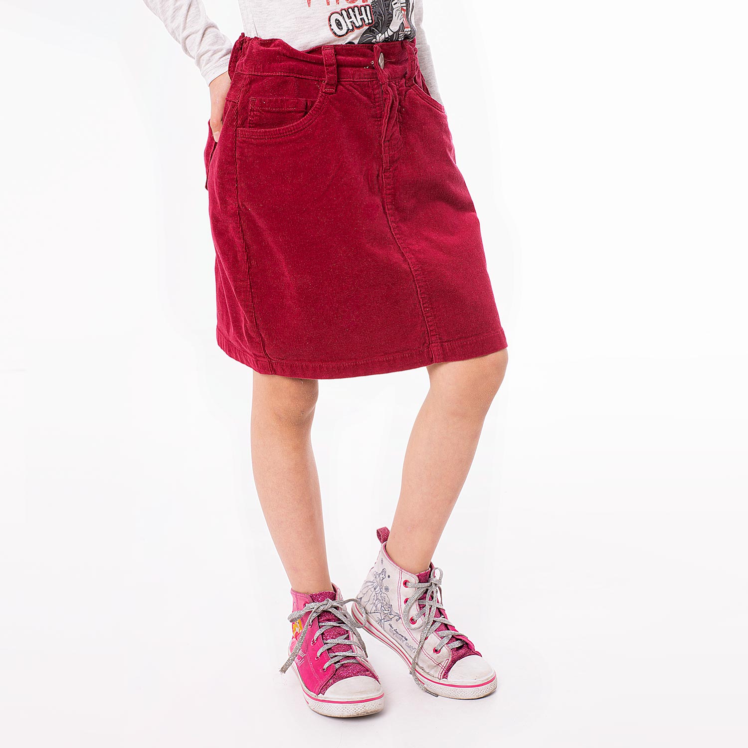 FALDA 3/4 CORDUROY STRETCH PARA NIÑA XELCCA - 2