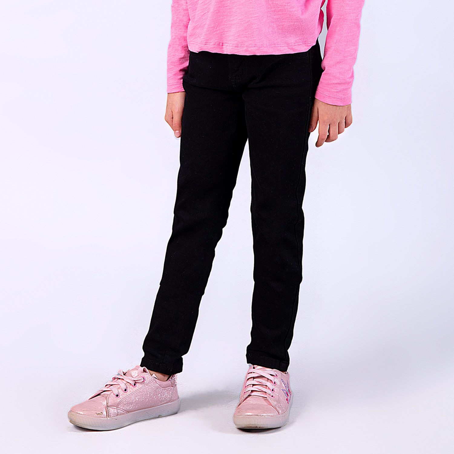 PANTALON CLASICO DENIM STRETCH PARA NIÑA JESSY - 2