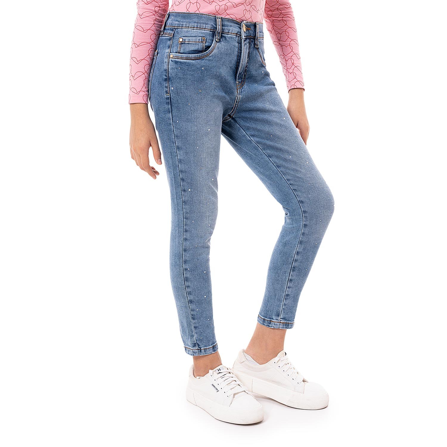 PANTALÓN JEAN PITILLO DENIM STRETCH NIÑA PIONIER ERICA - 2
