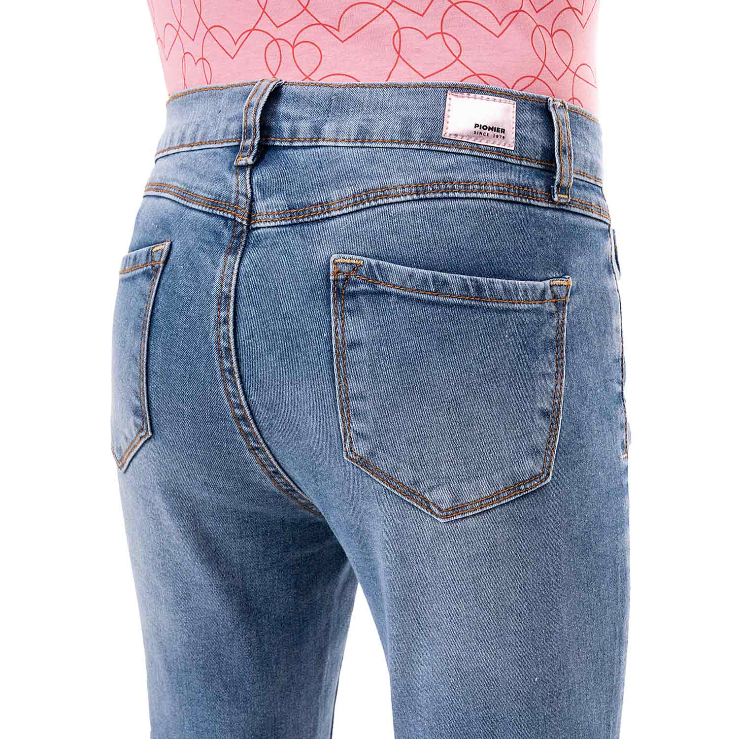 PANTALÓN JEAN PITILLO DENIM STRETCH NIÑA PIONIER ERICA - 5