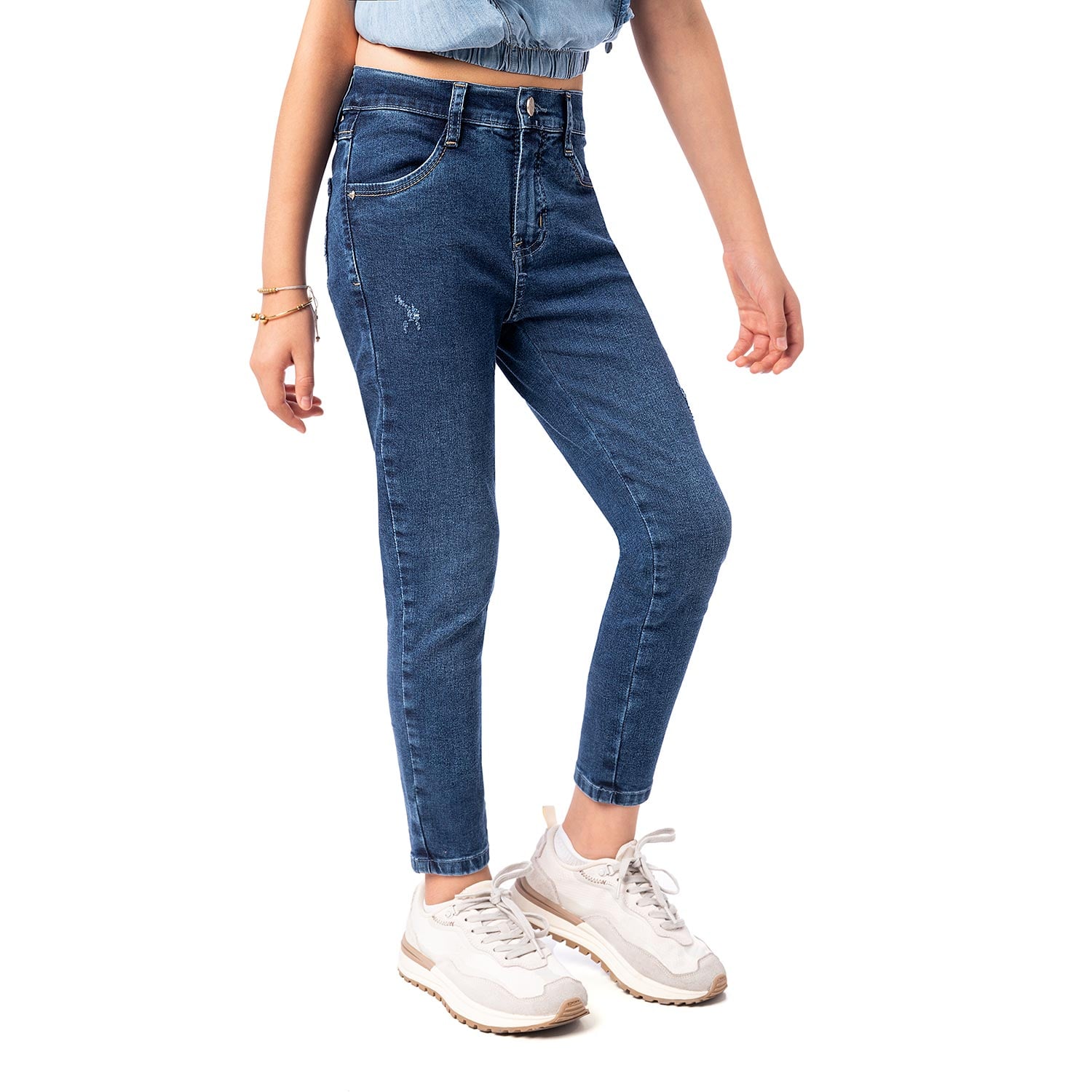 JEANS PITILLO DENIM STRETCH NIÑA PIONIER LINNA - 2