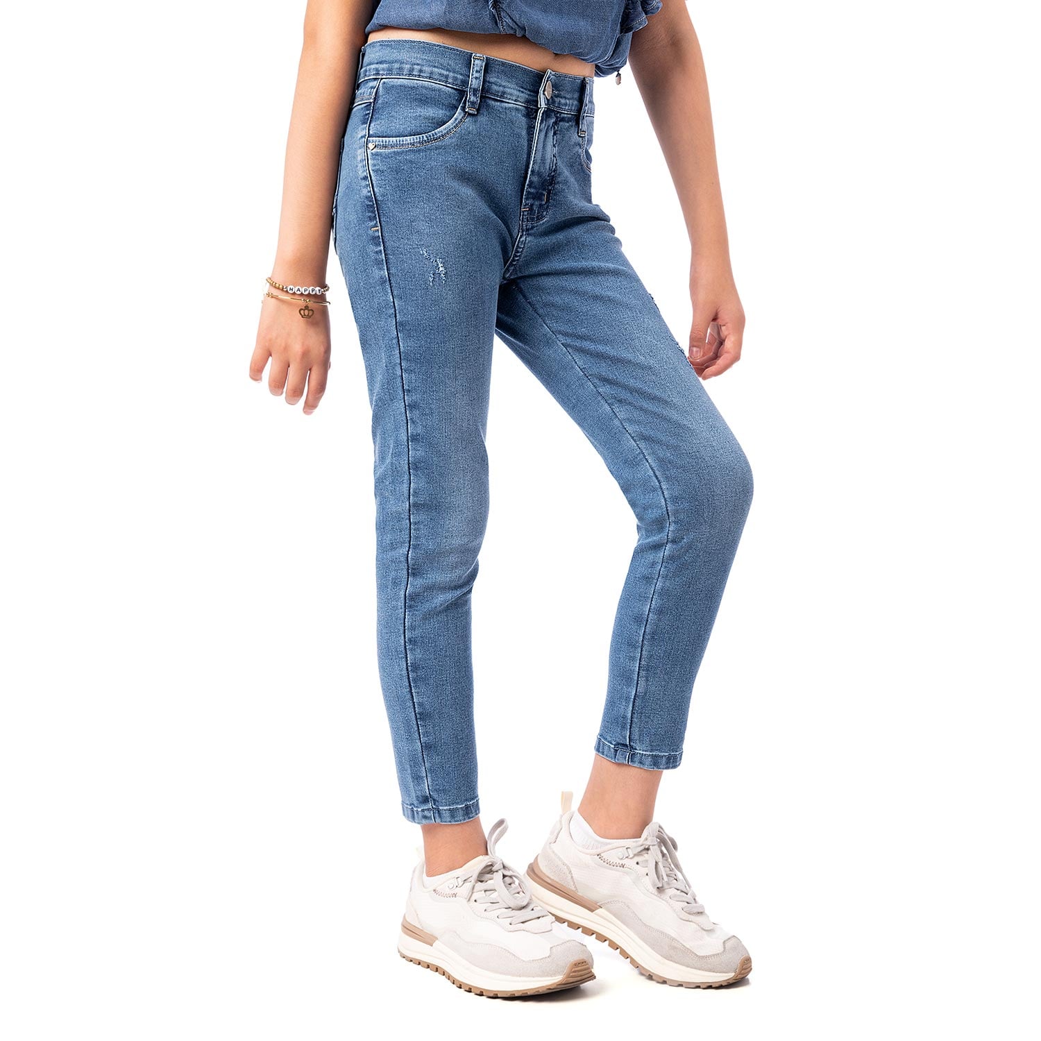 JEANS PITILLO DENIM STRETCH NIÑA PIONIER LINNA - 3