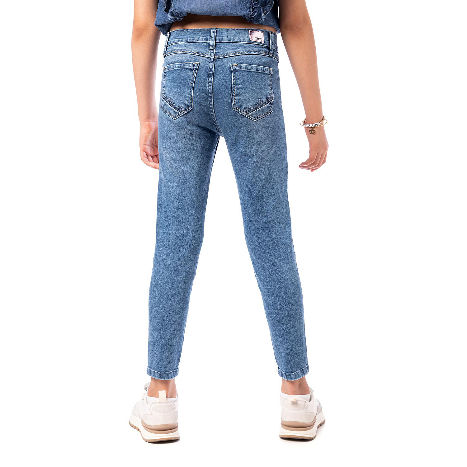 JEANS PITILLO DENIM STRETCH NIÑA PIONIER LINNA - 4
