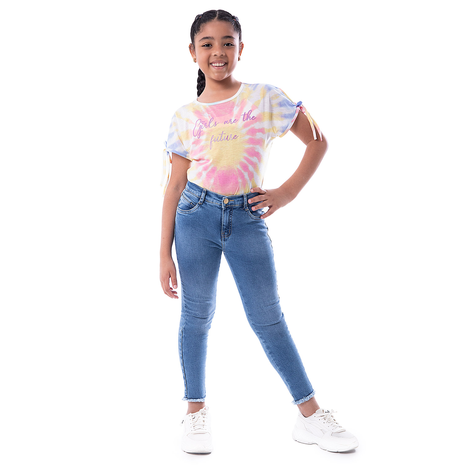 JEANS PITILLO DENIM STRETCH NIÑA PIONIER LUANA - 1