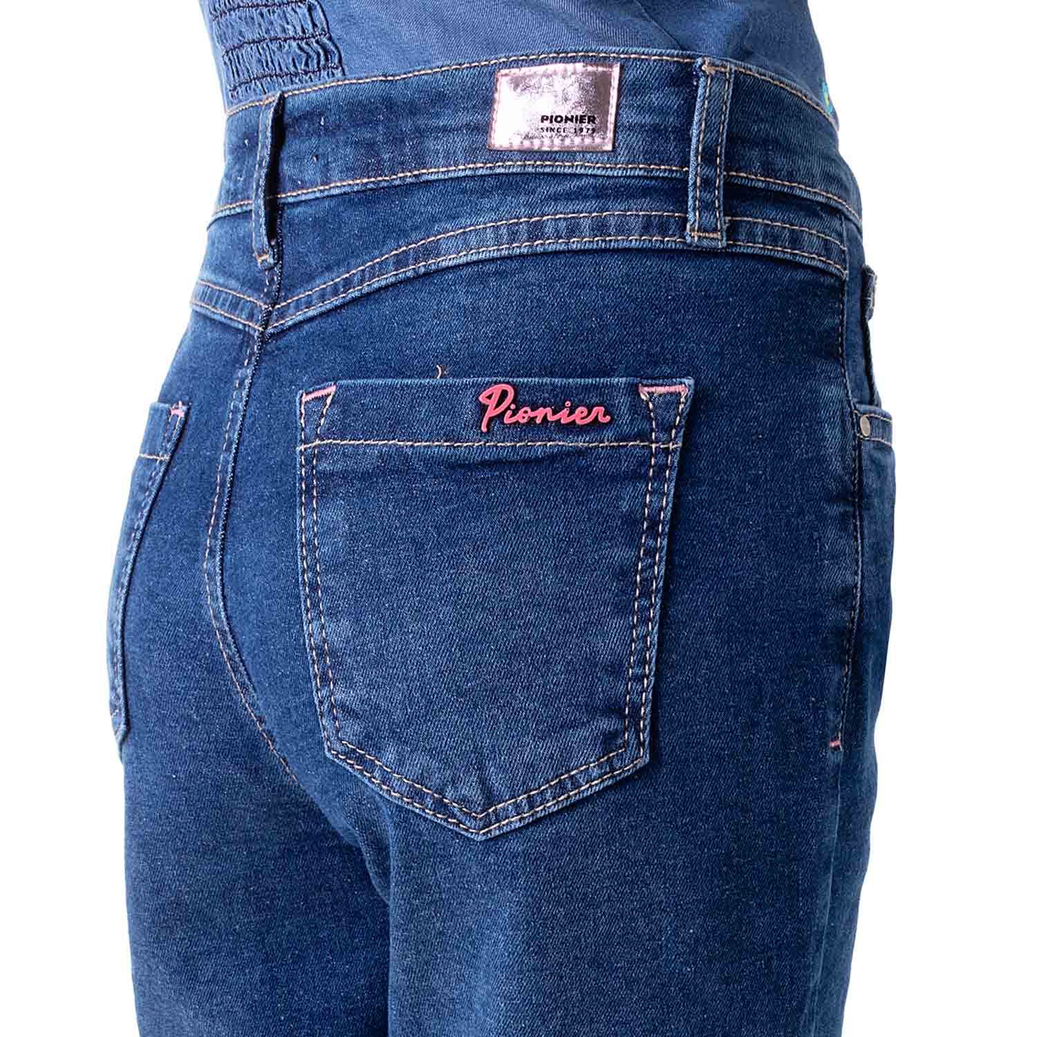 PANTALÓN JEAN DENIM STRETCH NIÑA PIONIER LUPITA - 5