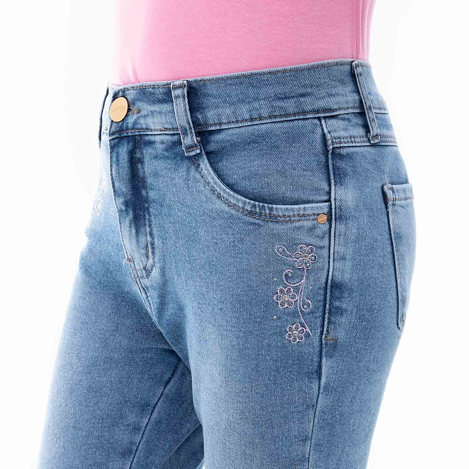JEANS PITILLO DENIM STRETCH NIÑA PIONIER YUMEICO - 6