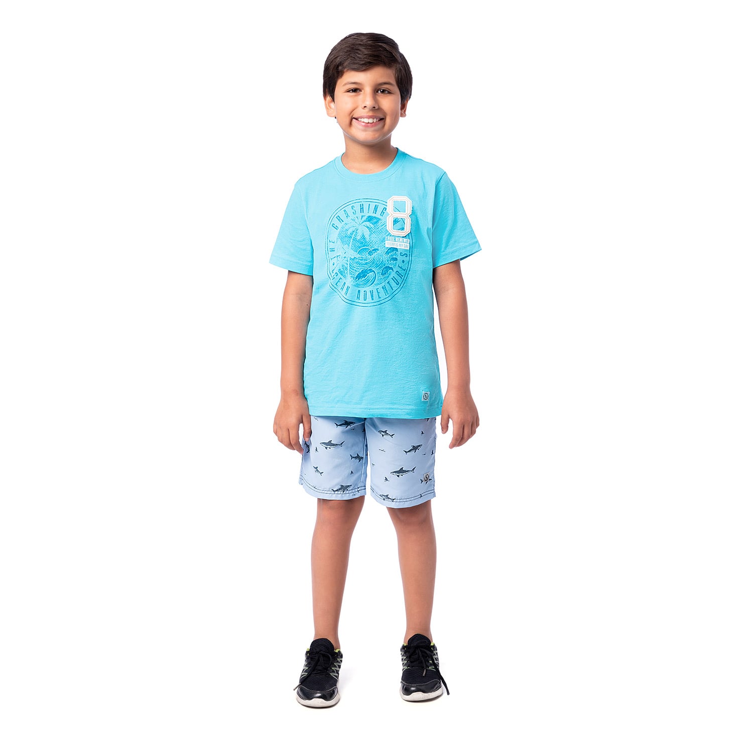 SHORT TAFETA PARA NIÑO LACKY - 1