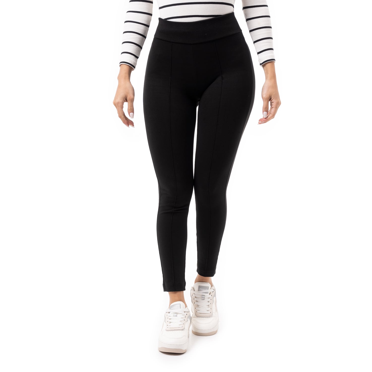 LEGGINS MUJER PIONIER NEGRO KYNARI_S FRENCH TERRY
