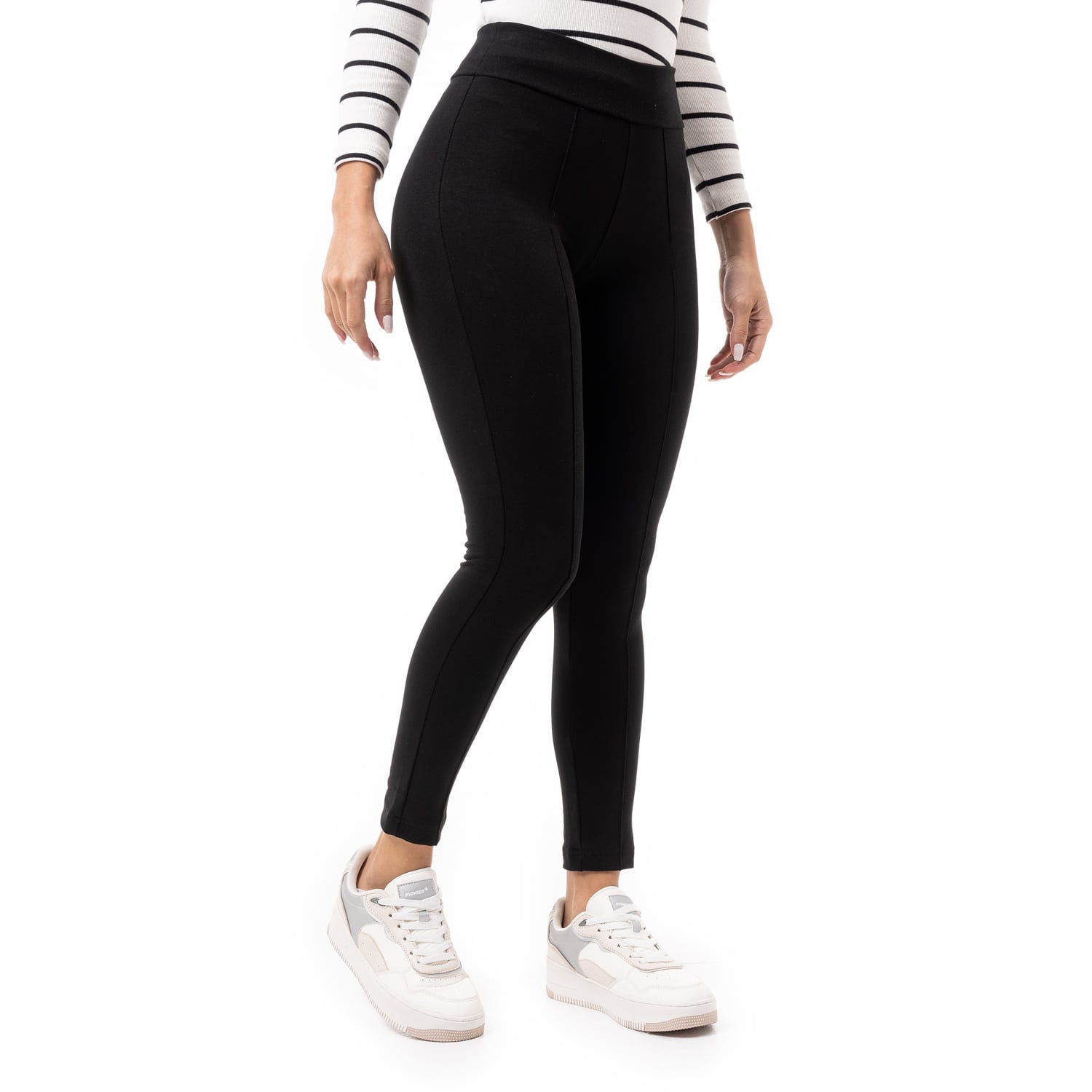 LEGGINS MUJER PIONIER NEGRO KYNARI_S FRENCH TERRY