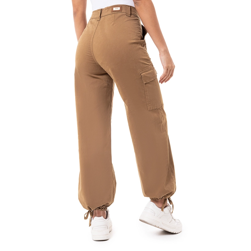 PANTALON CARGO DRILL STRETCH PARA MUJER ZILVE - 4