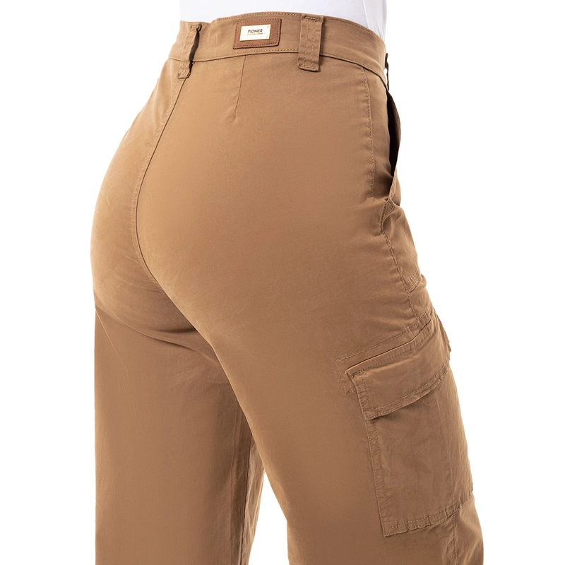 PANTALON CARGO DRILL STRETCH PARA MUJER ZILVE - 6