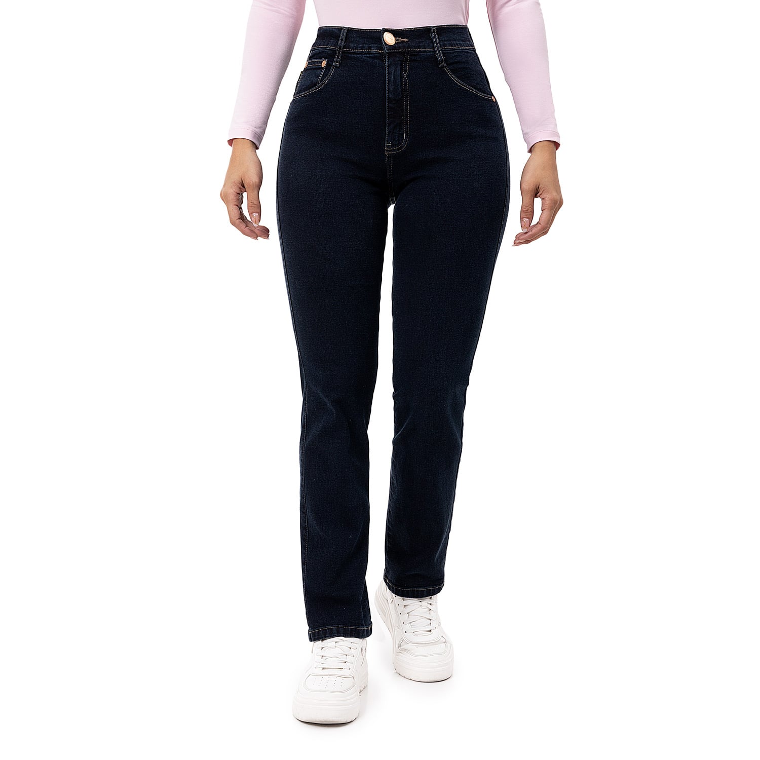 PANTALON CLASICO DENIM STRETCH PARA MUJER DIANA - 2