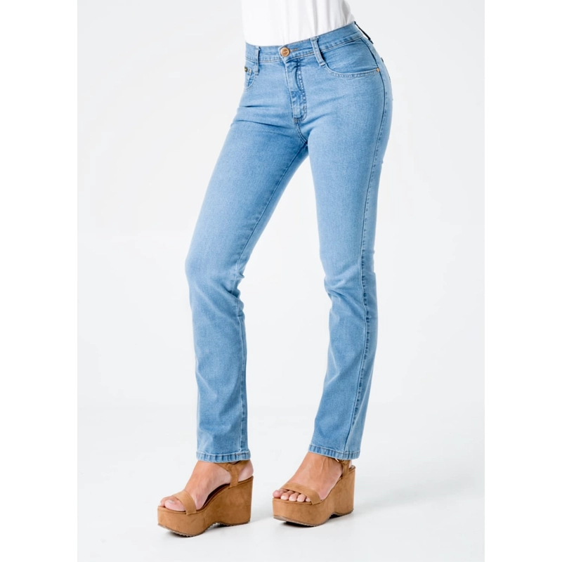 PANTALON CLASICO DENIM STRETCH PARA MUJER DIANA - 2