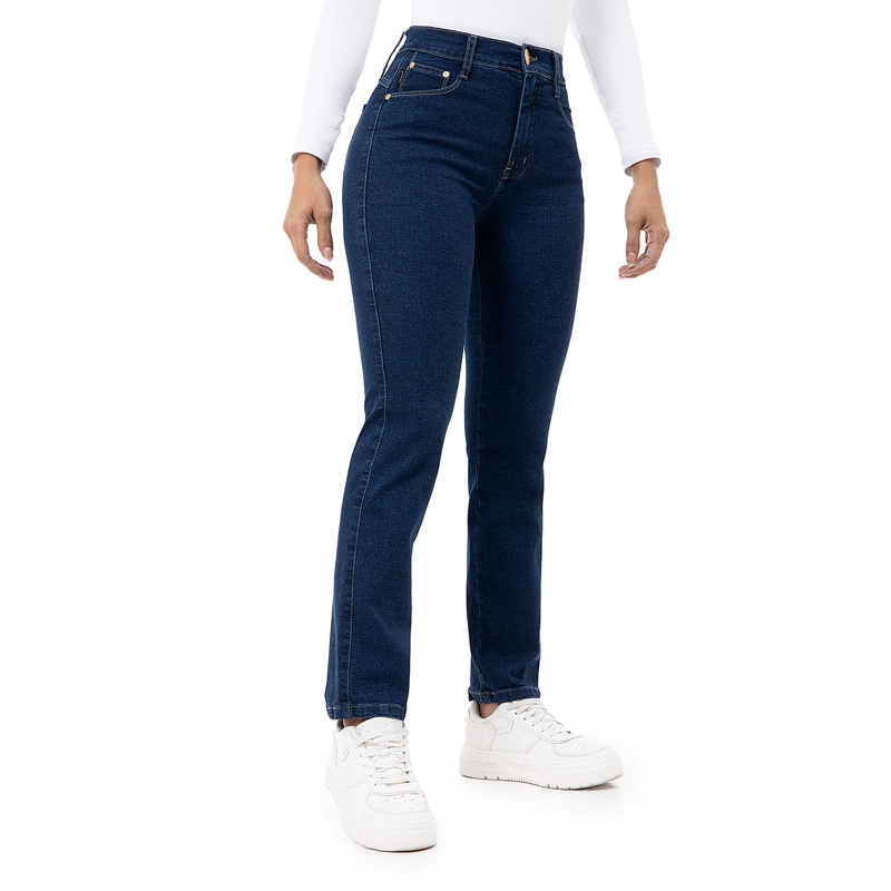 PANTALON CLASICO DENIM STRETCH PARA MUJER DIANA - 3