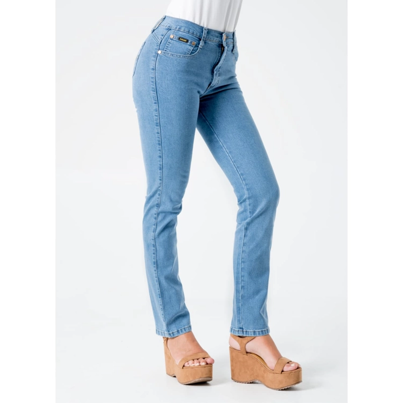 PANTALON CLASICO DENIM STRETCH PARA MUJER DIANA - 3