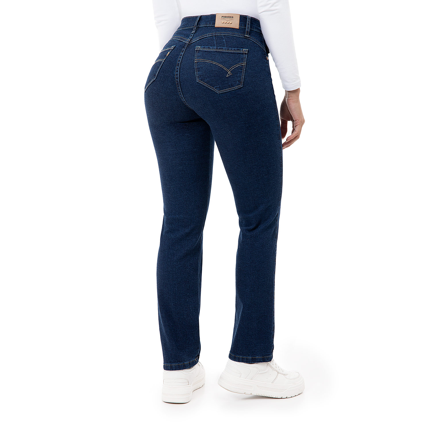 PANTALON CLASICO DENIM STRETCH PARA MUJER DIANA - 4