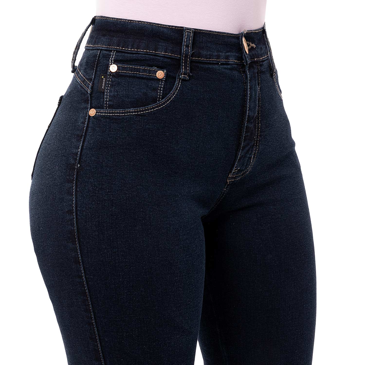 PANTALON CLASICO DENIM STRETCH PARA MUJER DIANA - 5