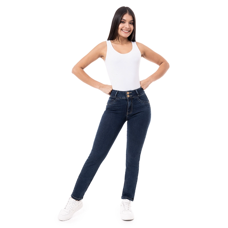 PANTALON DENIM STRETCH MUJER LARISSA - 1