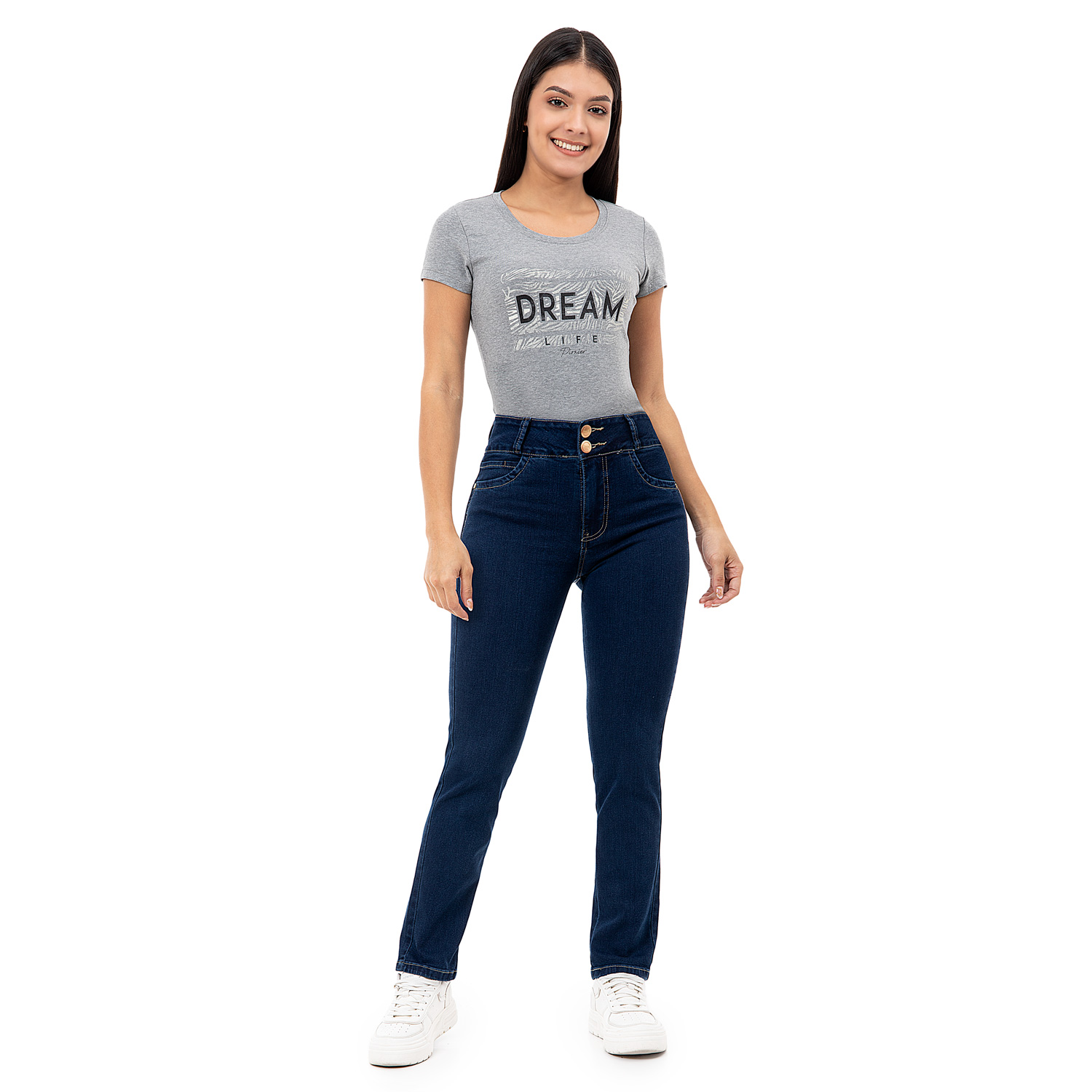 PANTALON DENIM STRETCH MUJER LARISSA - 1