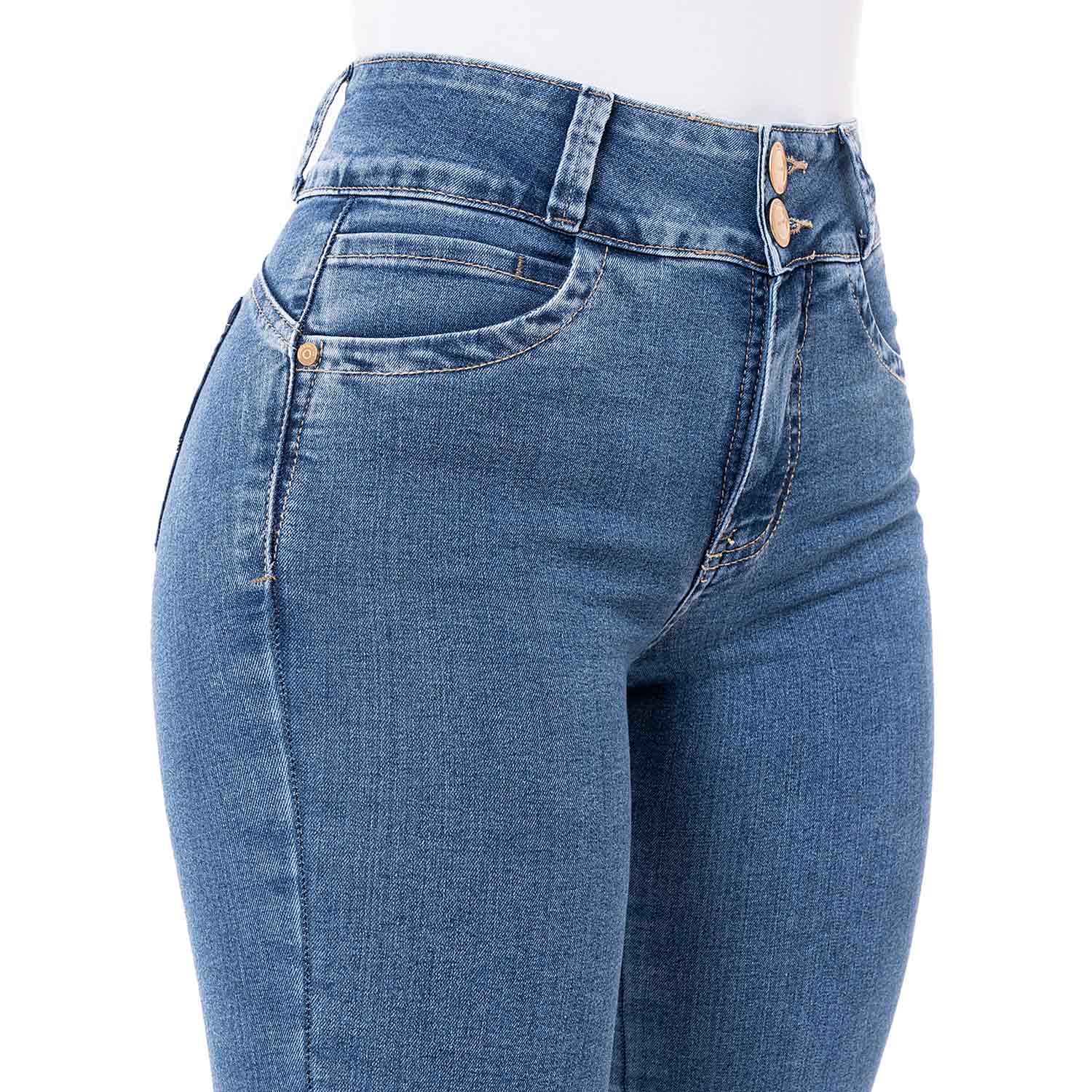 PANTALON DENIM STRETCH MUJER LARISSA - 5